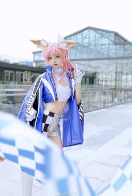 FGO Tamamo Mae Racing ver. @万万不 curva (8P)