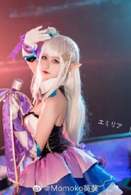 «Re: La vida en un mundo diferente a cero» Emilia Idol Singer Cosplay (CN: Momoko Aoi) (12P)