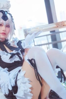 FGO Black Joan of Arc Maid @芊芊香w (Fotografía: Kosaka Junww) (Kugou Mushroom·Firefly Animation Music Carnival) (12P)