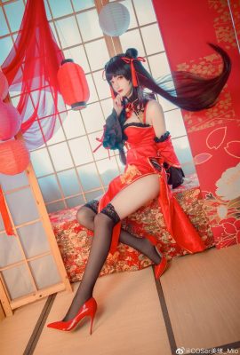 «Date A Live» Tokisaki Kurumi Sexy Cheongsam Cosplay (CN: COSer Mio_Mio) (10P)