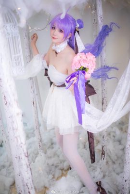 Vestido de novia de unicornio Azur Lane Dream Pure White Vow @Bunny-boru (9P)