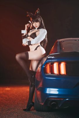 Un coche de carreras de rana atago.