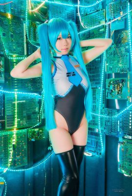 Cosplay Nana's Tail Nana Matsuoka Sesión de fotos secreta con Miku