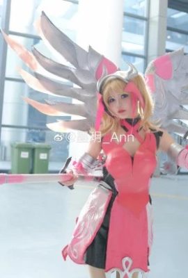 Ángel rosa de Overwatch@Mo玥_Ann (10P)