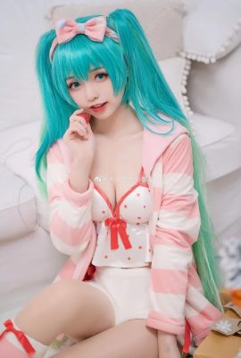 Hatsune Miku Hatsune miku pijama.ver @大 Juanjuan (9P)