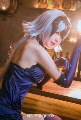 fgo Juana de Arco Bar Sexy Cosplay Pictures (CN: Conejo antiguo) (11P)