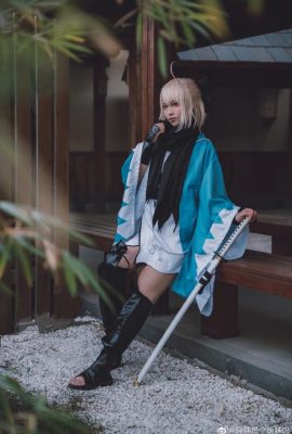 FATE Okita Souji@Axiong es una linda chica (9P)