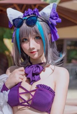 Cosplay de agua de Cheshire «Azur Lane» (CN: Jiuqu jean-) (10P)