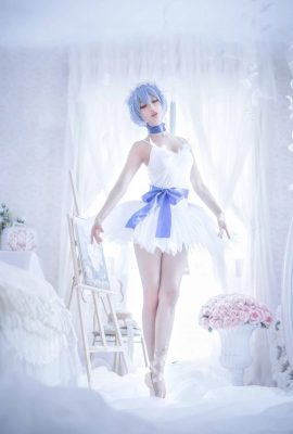 «Neon Genesis Evangelion» Cosplay de Ayanami Rei (CN: -Zhou Ji es un lindo conejito-) (11P)