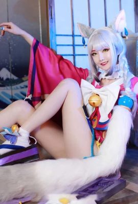 Cosplay delerciante gato «Onmyoji» (CN: Demon King Luer_) (8P)