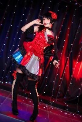 Disfraz de cantante de «Date A Live» Tokisaki Kurumi Cosplay (CN: Nekota Seinai) (8P)