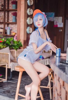 «Re: La vida en un mundo diferente a cero» Rem Cosplay (CN: Wang Yinglu_) (9P)