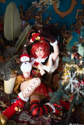 ¡Ama vive! Nishikino Maki Navidad @ Lingcao mua (9P)