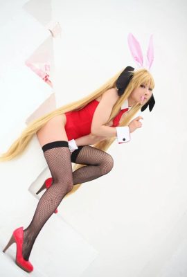 Cosplay sexy de Fate Testarossa para San Valentín (21P)