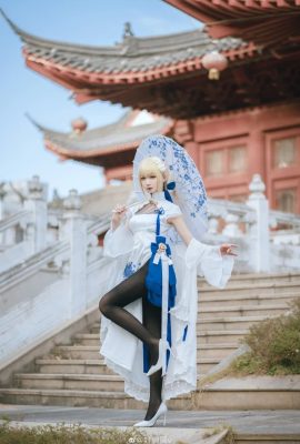 Cheongsam fan de FGO Artoria Pendragon@Fengjiangjiangv (10P)