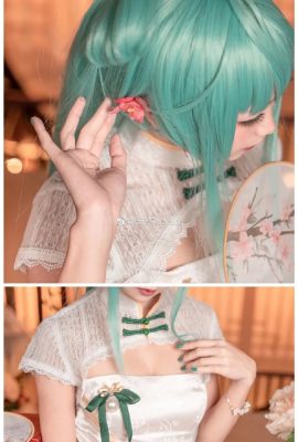 Hatsune Miku Shaohua@Nasubi berenjena verde (9P)