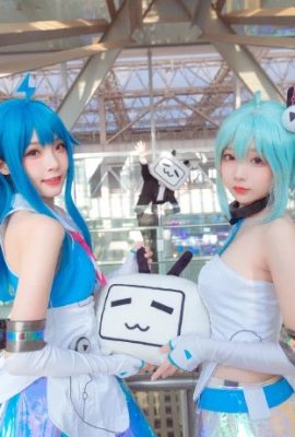 Bilibili chica número 22: @cakecake bestia, chica número 33: @baka爱 (9P)