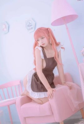 BuckyClouds – Conjunto de sirvienta rosa PINK maid (93P)