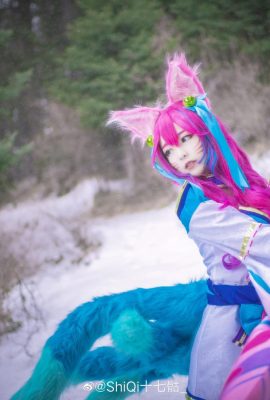 League of Legends Ahri Soul Lotus @ShiQi Diecisiete esqueletos_ (9P)