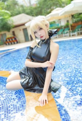 FGO Arturia Pendragon〔Alter〕 Traje de baño@黄儿_ (9P)