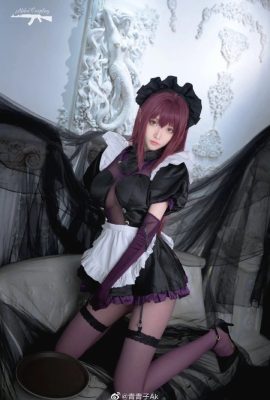 FGO Scathach cos maestro artesano fan criada cn Qing Qingzi Ak (9P)