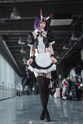 FGO Shuten Douji Fan Maid@Quieres todo el azúcar, quita el hielo y agrega paletas crujientes (Fotografía: @大夫_Photography) (9P)