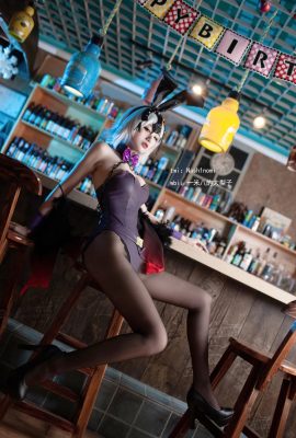 (Pera grande de 1,8 metros) Black Jung Bunny Girl (11P)