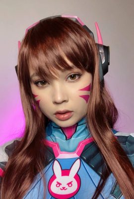 Geisha virtual – D.Va (Overwatch) (27P)