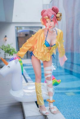 (Cosplay) Arty Huang – Bañador FGO Frankenstein (2 conjuntos) (32P) (6 de febrero de 2022)