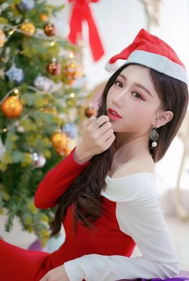 (Colección de Inte) Sesión de fotos de niña de piernas hermosas de Hong Kong: Yi Jin Christmas Girl (51P)