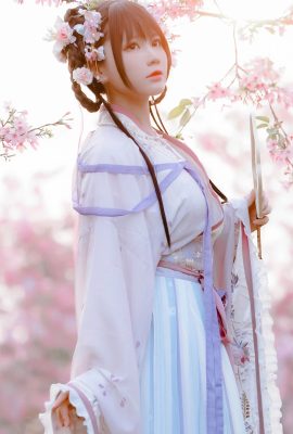 Oración del dios de la flor Nyako Sakura Hanfu