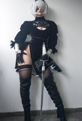 NieR: Autómatas 2B Epicintegf Cosplay Yorha 2b (11P)